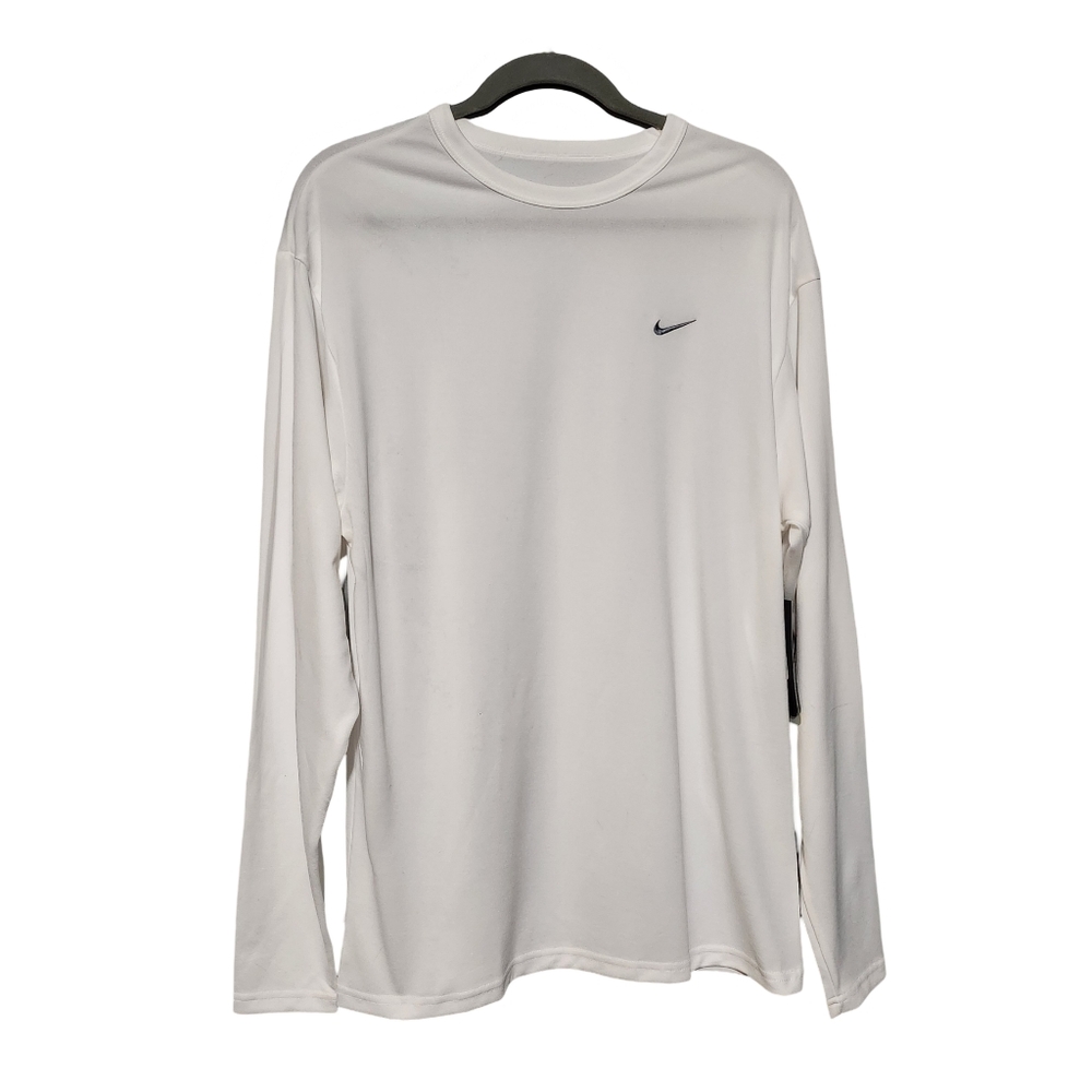 Nike White Long Sleeve Tee
